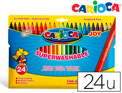 24 rotuladores Carioca Joy